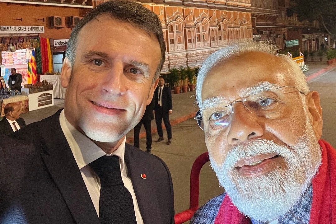 Prime Minister Modi and France President Macron congratulated each other on Republic Day
