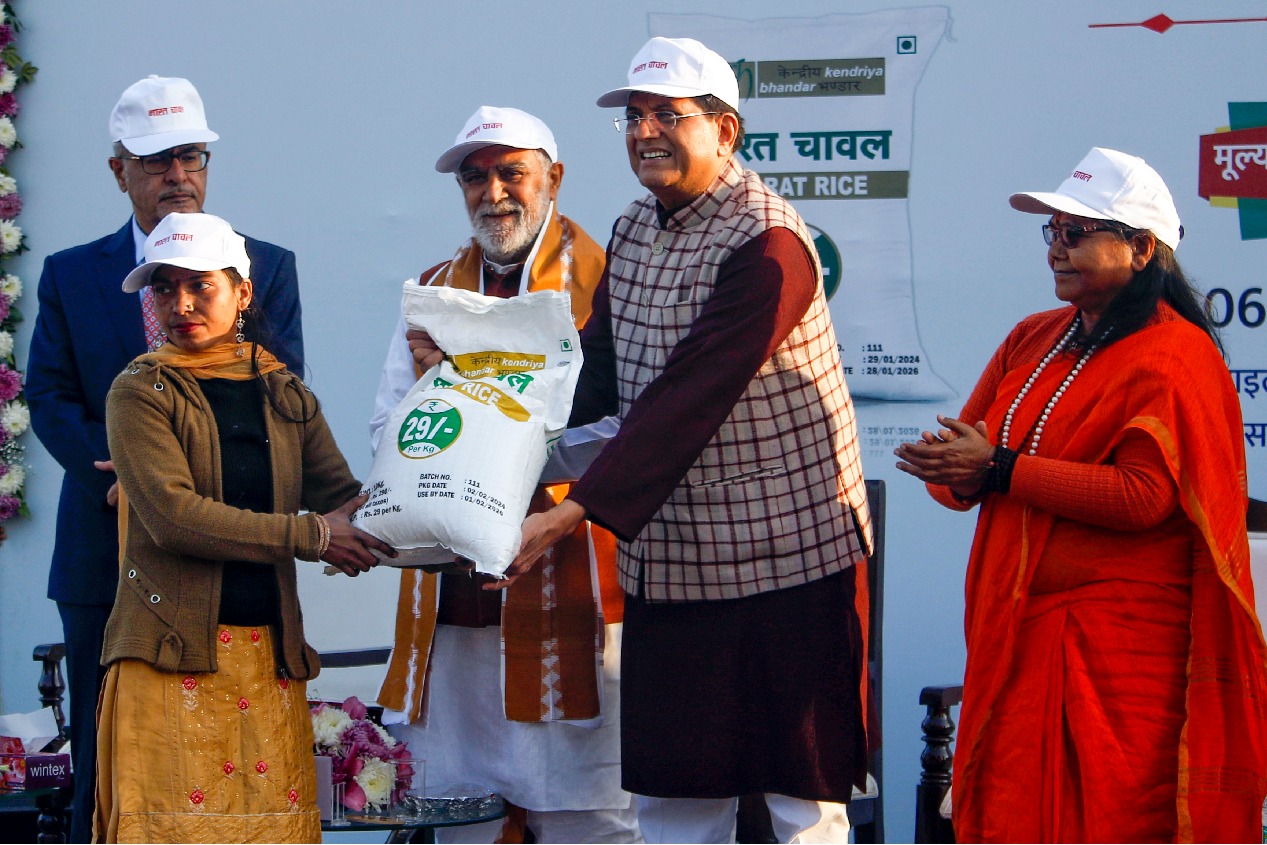 Centre launches 'Bharat' rice at Rs 29 per kg