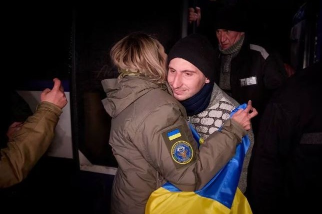 100 Ukrainians return home under prisoner swap with Russia