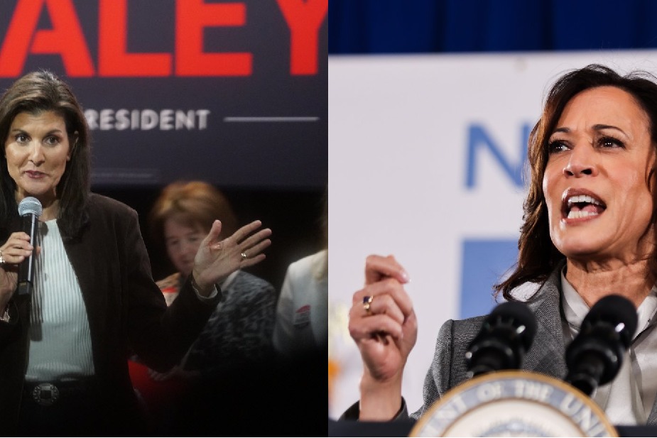 Haley reiterates US will have a female president - either her or Kamala Harris