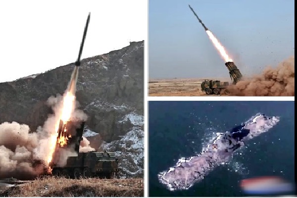 North Korea test fires new multiple rocket launcher