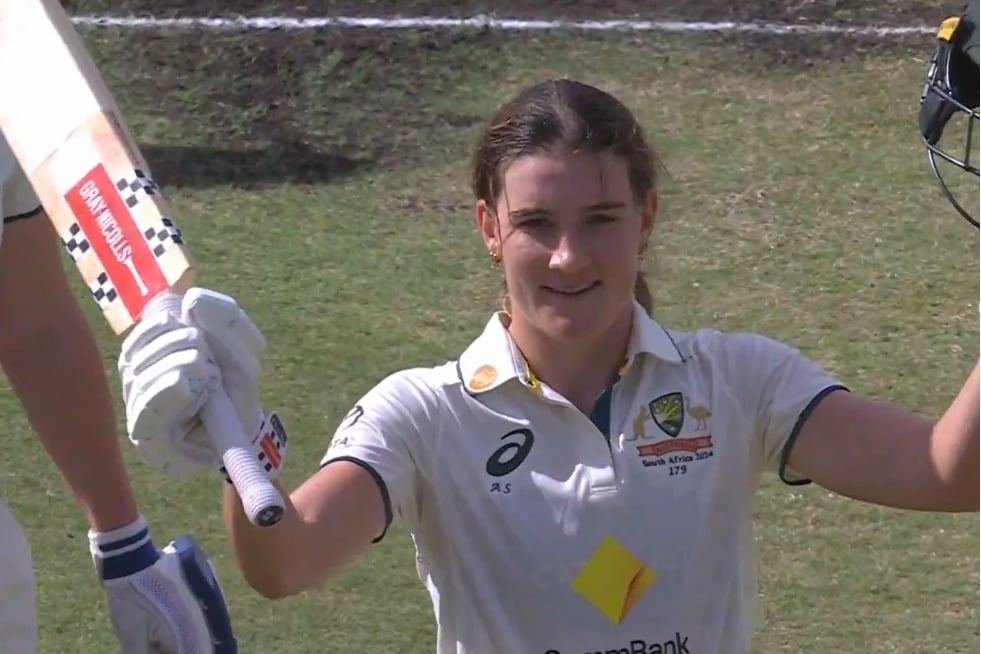 Australia's Sutherland smashes fastest double ton in women's Test history