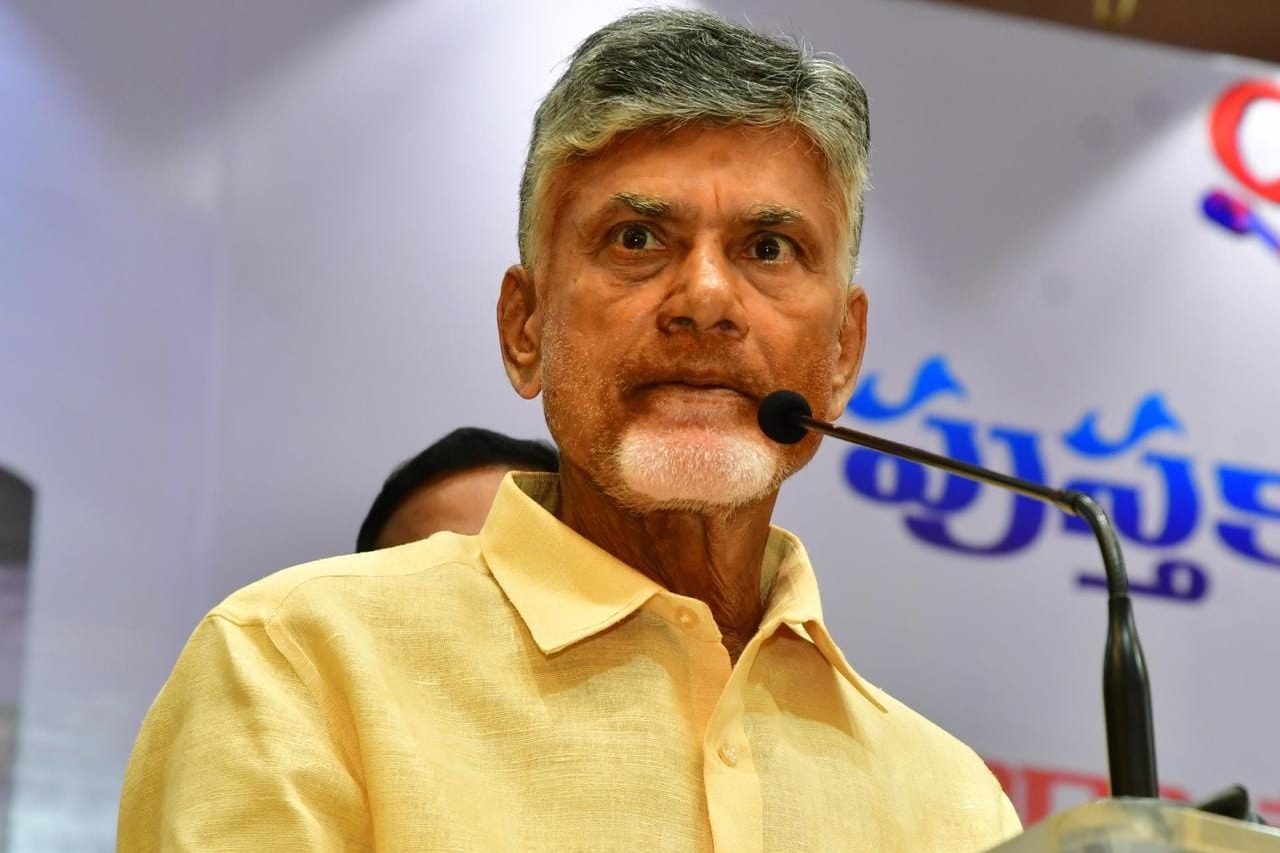 Chandrababu teleconference with TDP leaders