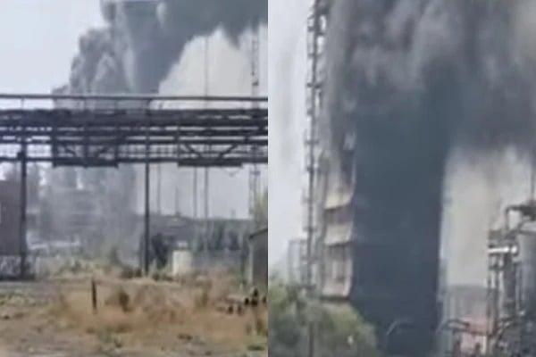 Fire accident in Vizag steel plant
