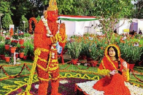 Ramayana fervour pervades annual flower show in Lucknow