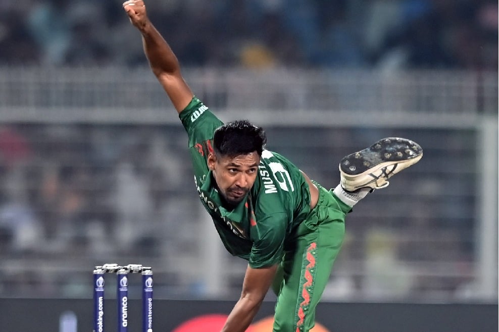 Mustafizur Rahman taken to hospital after blow to head during training session