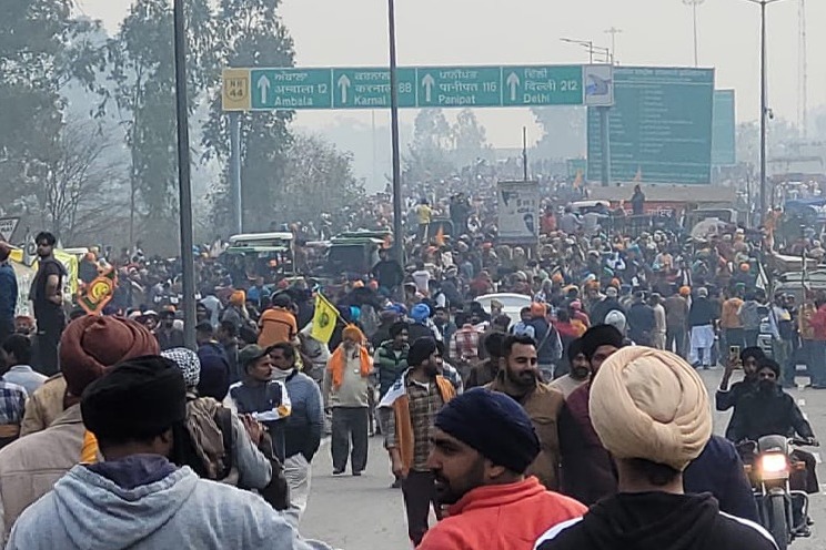 Tear Gas Fired As Farmers Prepare To Resume Delhi March