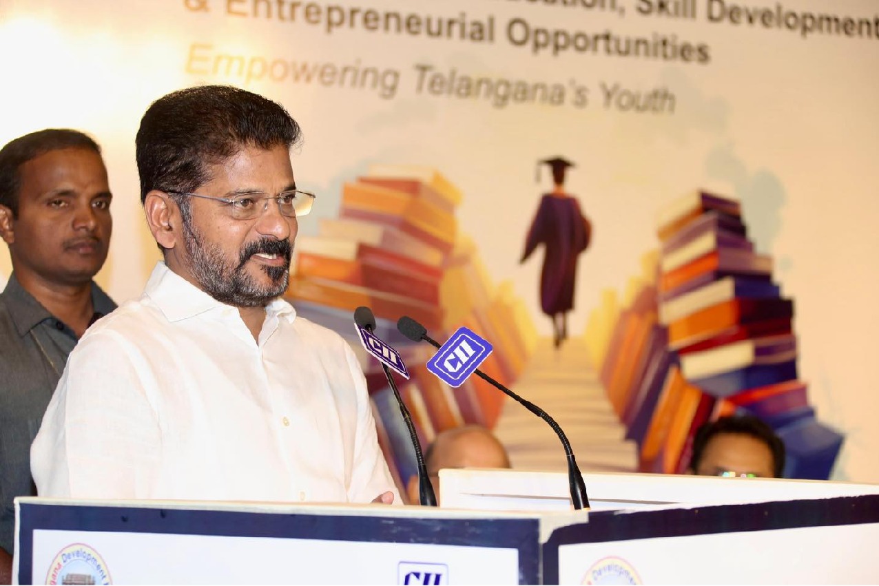 Revanth Reddy attends CII Telangana event