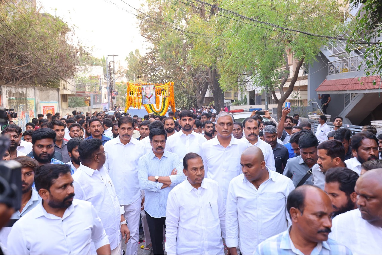 Lasya Nanditha last rites completed with state honours 
