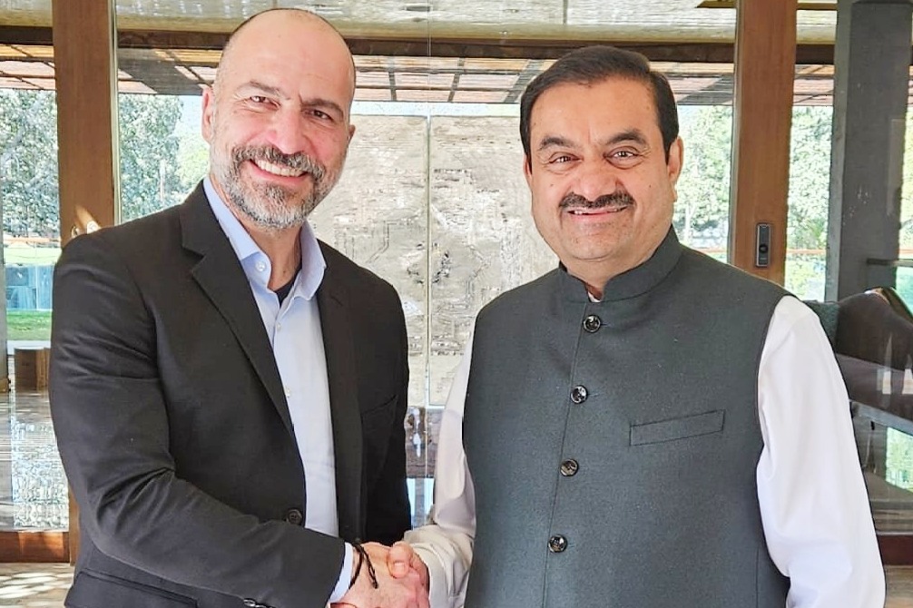 Absolutely captivating chat: Gautam Adani, Uber CEO discuss future collaborations