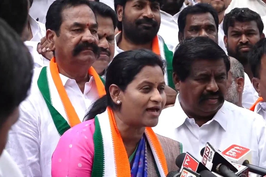Teegala Anitha Reddy reveals why she was joined congress