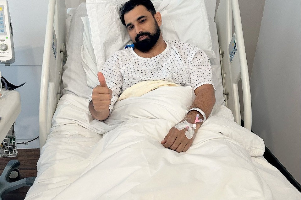 Mohammed Shami undergoes successful heel surgery to repair Achilles tendon in the United Kingdom
