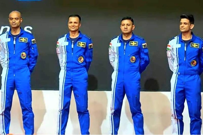 The four intrepid IAF fighter pilots who form Team 'Gaganyaan'
