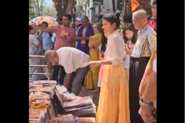 UK First Lady Akshata Murty Checks Out Books In Bengaluru