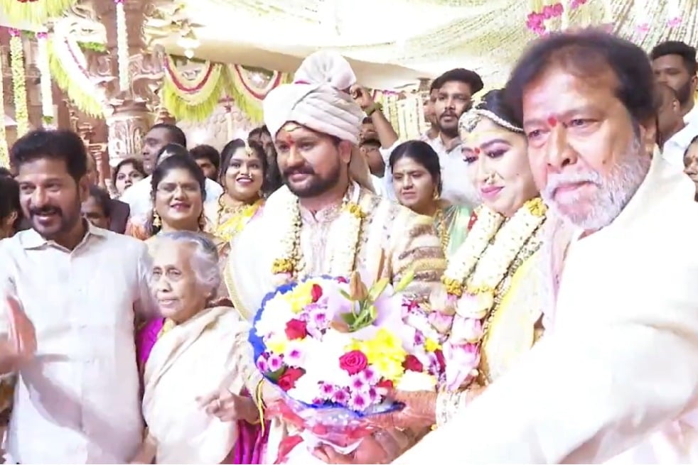 CM Revanth Reddy attended the marriage ceremony of Damodara Raja Narasimha