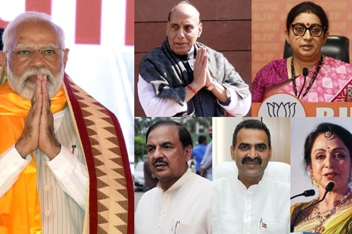 LS polls: BJP's 1st list names 51 candidates for UP; Rajnath Singh, Smriti Irani among heavyweights