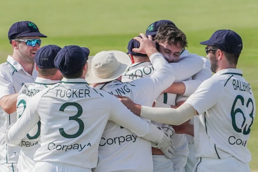 Ireland registered first victory In  Test cricket and becoming the 4th fastest team in the 147 year history of cricket