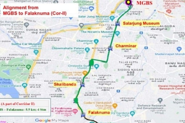 CM Revanth Reddy to Inaugurate Falaknuma to MGBS Metro Works