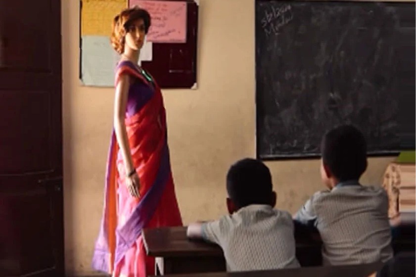 AI Teacher Iris Teaches Lessons to Kerala School Students 