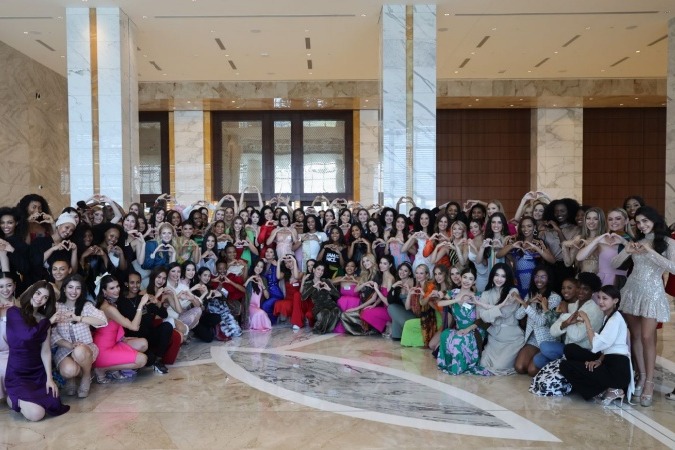 112 Miss World representatives celebrate International Women’s Day