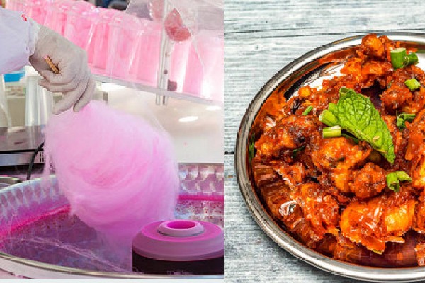 Karnataka bans cotton candy and food colour used manchuria 