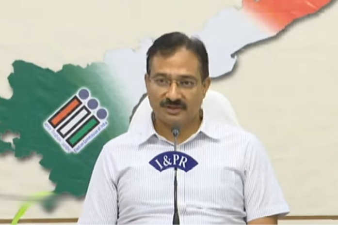 AP CEO Mukesh Kumar Meena held video conference ahead of election schedule 