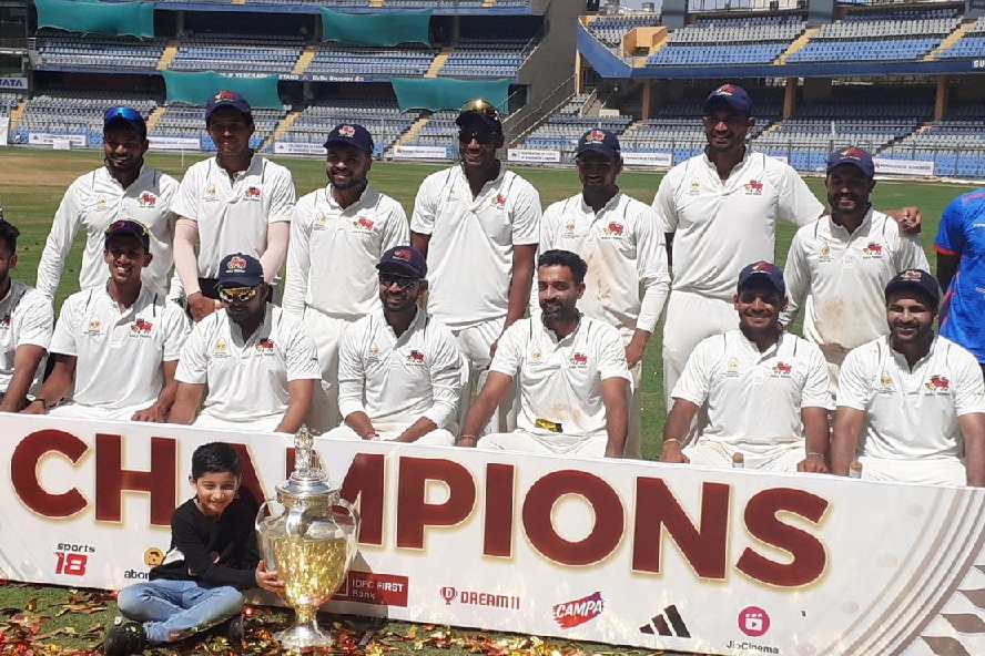 Tendulkar, Jaffer, and Unadkat congratulate Mumbai on winning their 42nd title in Ranji Trophy