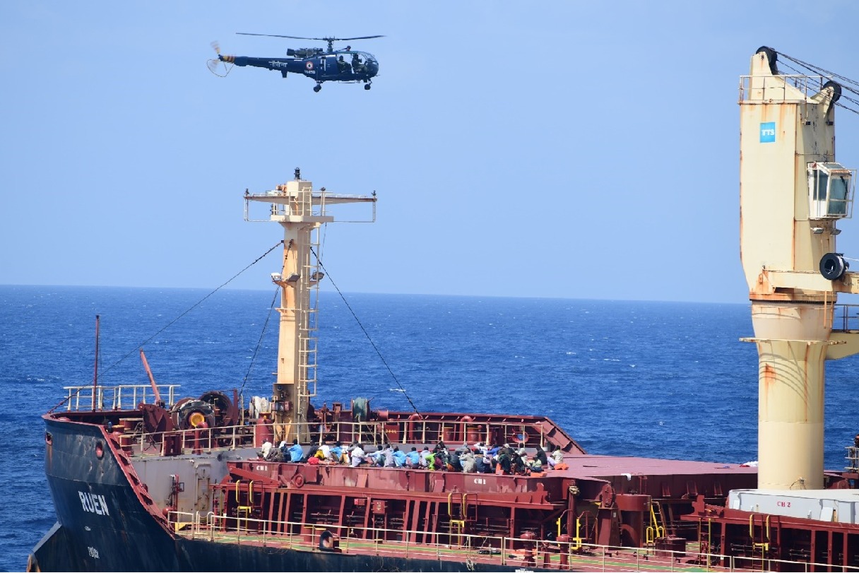 Navy’s 40 hrs operation led to surrender of 35 pirates, rescue of 17 crew members