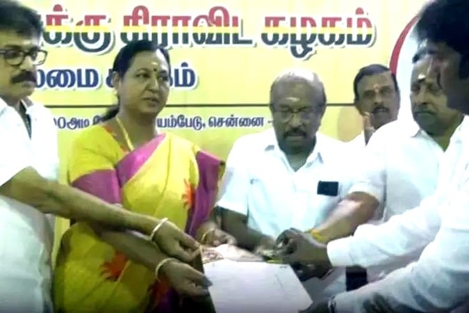 Tamil superstar late Vijayakanth’s son files nomination from Virudhunagar constituency