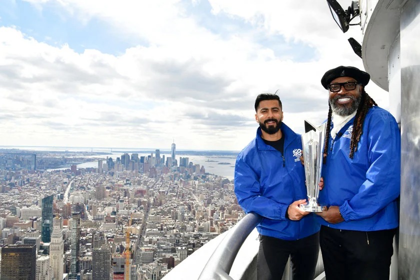 The ICC Mens T20 World Cup 2024 Trophy Tour kicks off in style in New York
