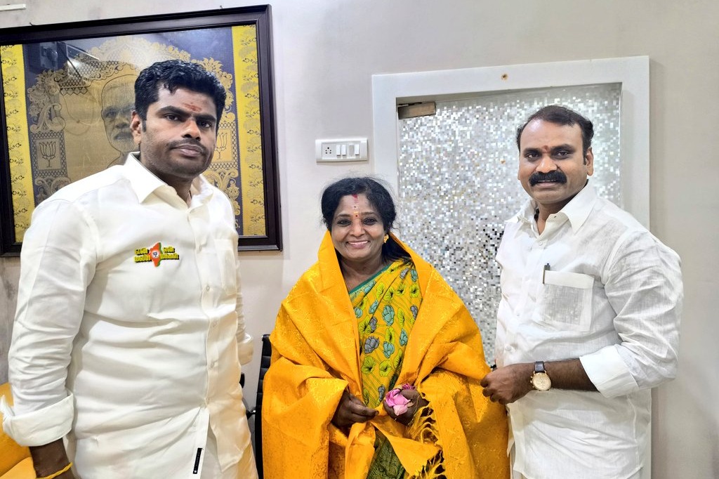 Tamilisai Soundararajan to contest from Chennai South, Annamalai, Murugan also in BJP's Tamil Nadu list