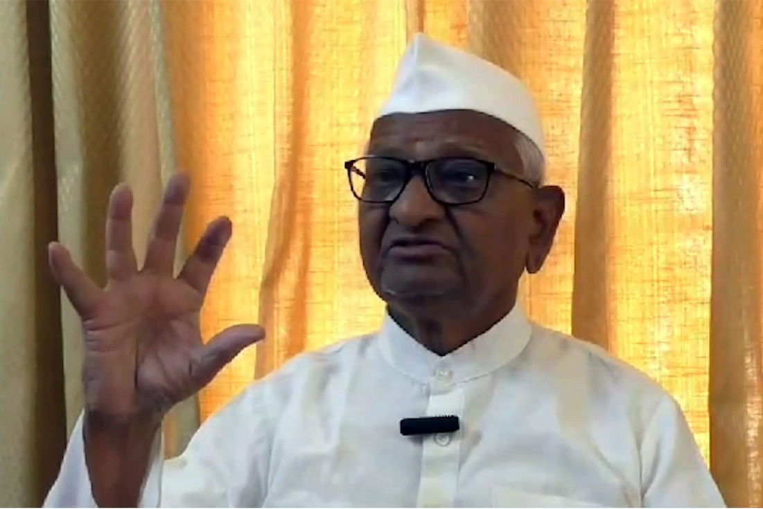 His arrest is because of his own deeds says Anna Hazare on Arvind Kejriwal 
