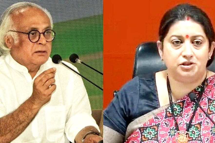 Union Minister Smriti Irani slams 'courtier' Jairam for 'distorting' facts about Centre's women's welfare efforts