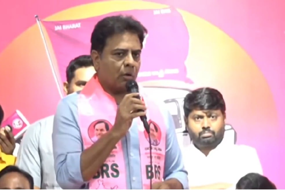 KTR responds on kavitha arrest and congress leaders comments
