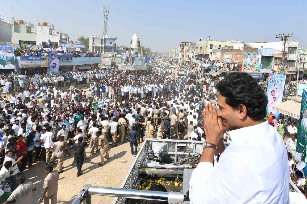 Andhra Pradesh CM launches YSRCP’s poll campaign