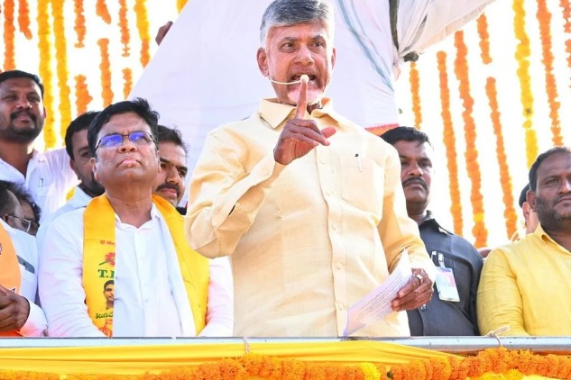 Chandrababu calls for unity against Jagan in election campaign