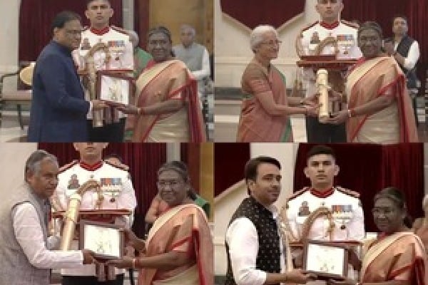 President Murmu honours Karpoori Thakur, Narasimha Rao, Chaudhary Charan Singh, Swaminathan with Bharat Ratna
