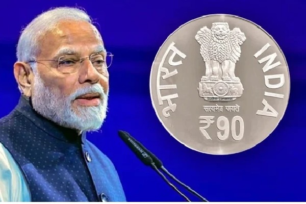 RBI makes Rs 90 coin