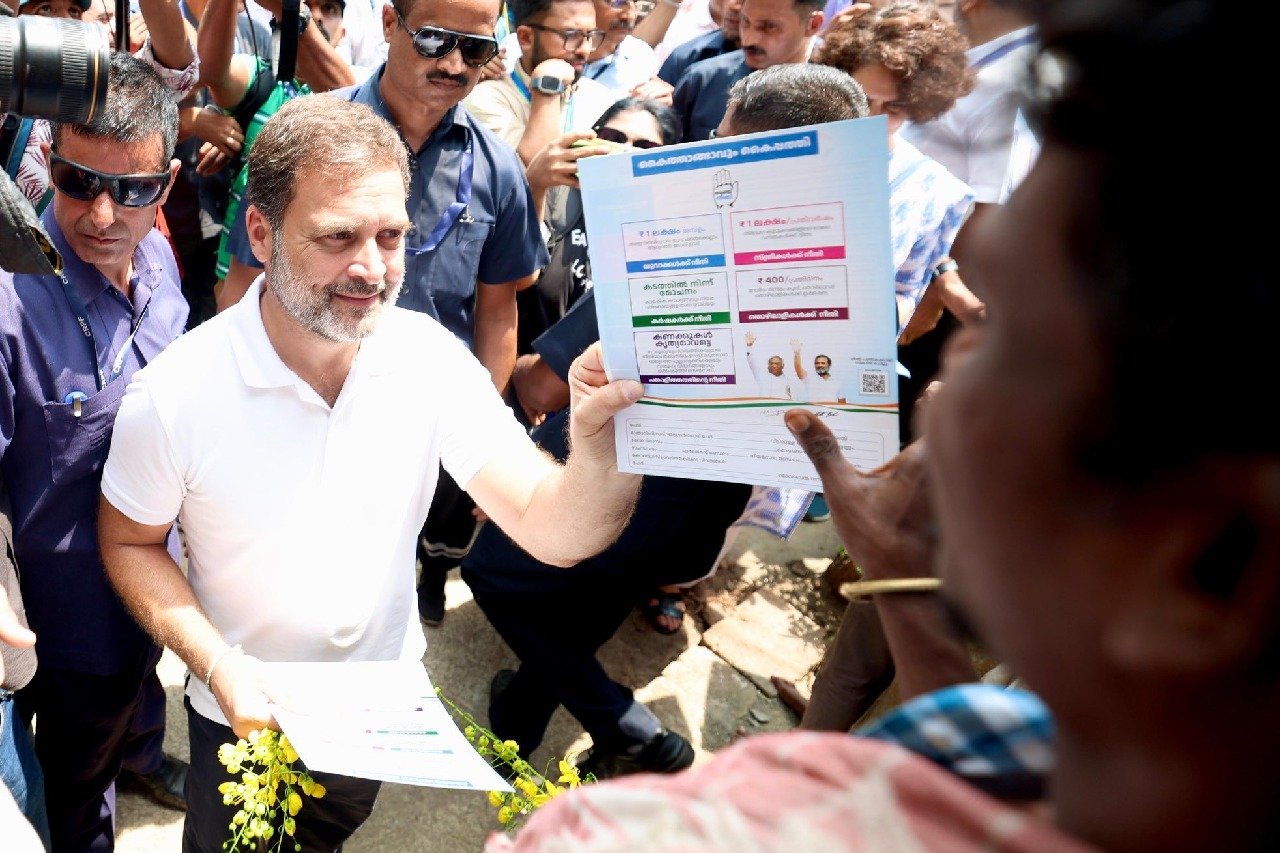 ‘This election is a fight for soul of India,’ says Rahul after filing nomination from Wayanad