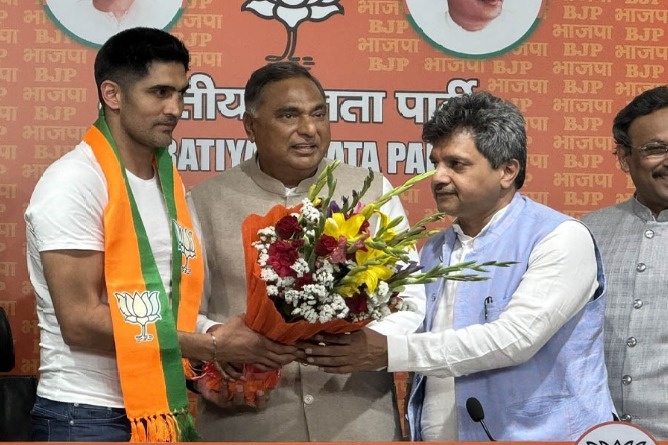 Boxer Vijender Singh Switches From Congress To BJP
