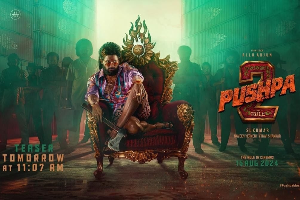 Pushpa 2 teaser will be out tomorrow on Allu Arjun birthday