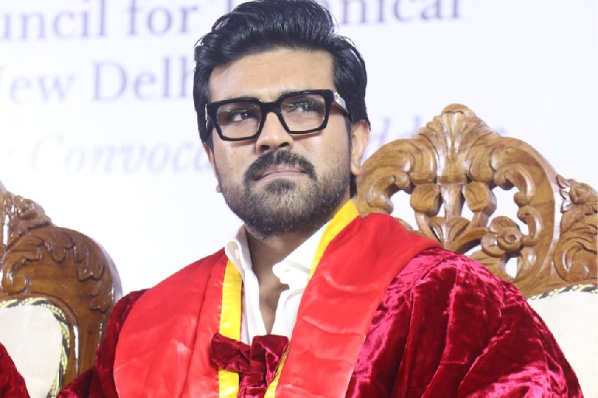 Ram Charan awarded with honorary doctorate from Vels University