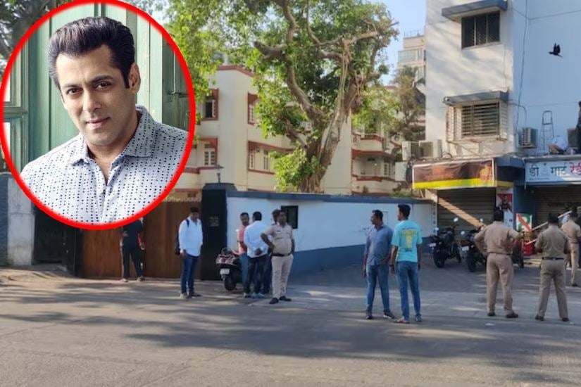Shots fired outside Salman Khans Mumbai home gunmen flee on bike