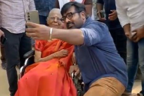 Voting over, Vijay Sethupathi makes wheelchair-bound fan's day, takes selfie with her