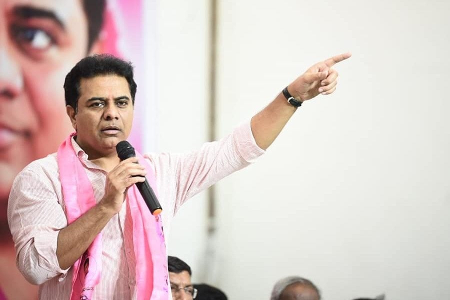 Congress govt cheating unemployed youth says KTR