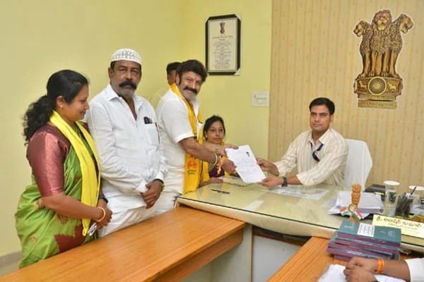Nandamuri Balakrishna Files Nomination in Hindupuram 