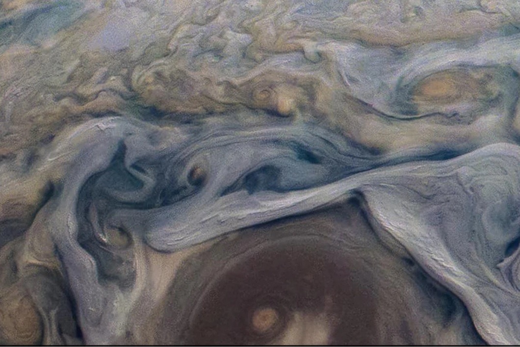 jupiter massive storm images shared by nasa