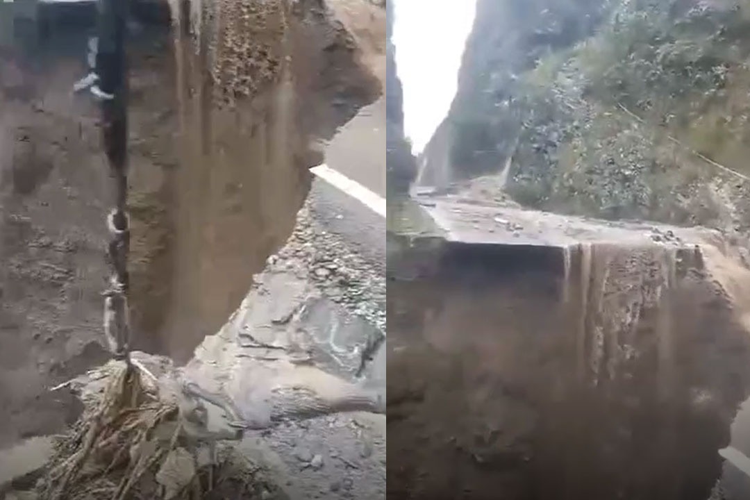 Landslide hits in Arunachal Pradesh highway linking China border washed away