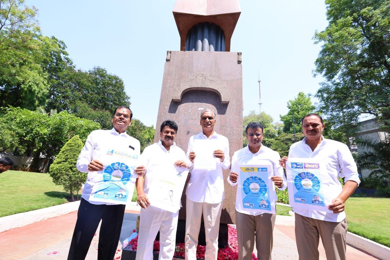 With resignation letter, BRS leader Harish waits for Telangana CM at Martyrs' Memorial
