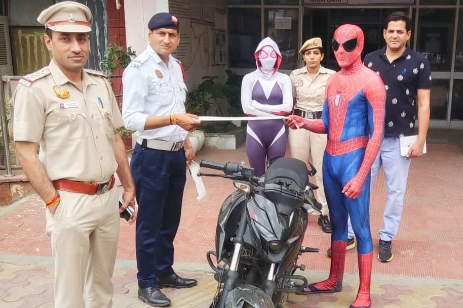 Spiderman stunt goes wrong, two booked for various offences